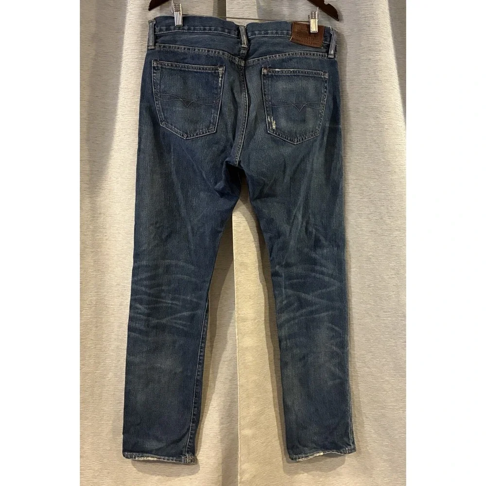 Polo Ralph Lauren 381 Slim Fit Jeans Mens 33X32 Medium Wash Blue Denim